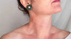 Guatemalan Jade Earrings. Guatemalan Jade & Sterling Silver. 1091