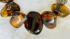 Dramatic Amber Necklace. Antique Sterling Silver Beads. Maximalist Designer Jewelry. IN COMPLIANCE with Etsy Regulations