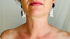 Garnet & Silver Earrings. Hand Crafted Sterling Silver Jewelry. Atelier Aadya. Gift for Her. 2122