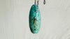 Large Amazonite Pendant Silver Chain. Sterling Silver. 2502