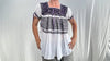 Hand-Embroidered Aguacatenango Blouse. Chiffon.