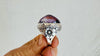 Amethyst Botanicals Ring. Size 7. Stupendously Crafted Sterling Silver. 4210