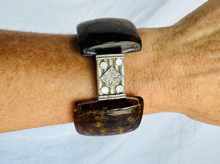 Amber Beaded Bracelet. Mexican Amber. Chunky. 2864