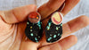 Turquoise & Silver Earrings. Handmade Sterling Silver Jewelry. Natural Hubei Stone. S/N