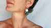 Turquoise & Silver Earrings. Handmade Sterling Silver Jewelry. Natural Hubei Stone. S/N