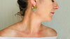 Silver and Gold Flat Hoop Earrings. Made from Sterling Silver and Brass. 0989