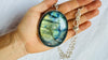 Labradorite Pendant Necklace. Heavy Sterling Silver Chain. 4447