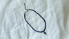 Lapis Lazuli Necklace. Antique Sterling Silver Pendant. 2525