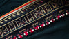 Vintage Tribal Red Dao Indigo Jacket. Fabulous Embroidery. Hmong Vietnam S-M