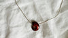 Ammonite Necklace. Sterling Silver. 0993