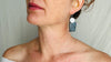 Turquoise & Silver Earrings. Handmade Sterling Silver Jewelry. Natural Hubei Stone. 2361