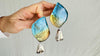 Labradorite Post Earrings. Sterling Silver Handmade Designer Jewelry. One-of-a-Kind. 2409