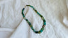 Ancient Roman Glass Necklace. Handmade Designer Jewelry. 2753