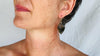 Jasper Leaf Earrings. Sterling Silver. Atelier Aadya. 2894