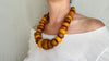 Vintage Berber Necklace. Faux Amber. Tiznit, Morocco. IN COMPLIANCE with Etsy Regulations