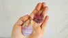 Rainbow Fluorite & Silver Flower Earrings. Sterling Silver. Atelier Aadya. 2724