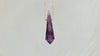 Natural Amethyst Crystal Pendant Necklace. Sterling Silver. Atelier Aadya. Medicine Necklace. 2676