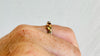 Topaz and Gold Ring. 14 kt Yellow Gold. Size 5.75