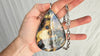 Labradorite Pendant Necklace. Heavy Sterling Silver Chain. 2291
