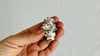 Silver Flower Ring. Adjustable.
