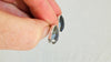 Labradorite Post Earrings. Flashy Blue Stone. Handmade Sterling Silver Jewelry. Small Gift for Her. 0716