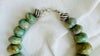 Mayan Guatemalita Jade Graduated Choker Necklace. Guatemalan Stone Jewelry. Handmade Necklace. 2247