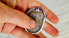 Large Agate and Silver Post Earrings. Handmade Sterling Silver Jewelry. 4089