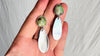 Chrysocolla & Silver Drop Earrings. Sterling Silver. Atelier Aadya. 1313