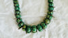 Mayan Guatemalita Jade Graduated Choker Necklace. Guatemalan.