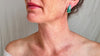 Malachite & Silver Earrings. Sterling Silver. Atelier Aadya. 1358