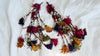 2 Vintage Turkmen Tassels. Silk. 4266