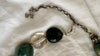 Labradorite, Ammonite & Aventurine Skull Necklace. Sterling Silver. 2229