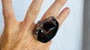 Amber Botanicals Ring. Sterling Silver. Adjustable Size. AMB-2