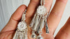 Silver Hmong Dangle Earrings with Bells. Sterling Silver Handmade in Thailand. 0115