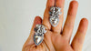 Taxco Love Bird Earrings. Sterling Silver. Mexico. Frida Kahlo. 4197