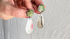 Chrysocolla & Silver Drop Earrings. Sterling Silver. Atelier Aadya. 1313