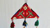 Vintage Silk Turkmen Tribal Beaded Tassels. Evil Eye. Door or Wall Decor. 4265