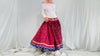Vintage Baani Bandani Skirt. Hand-Dyed. Very Full.