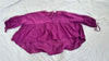 Mexican Gauze Blouse. Purple. One Size