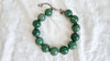 Aventurine Spheres Necklace. Sterling Silver. Adjustable. 1163