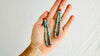 Natural Turquoise Earrings. Santo Domingo. Kewa Pueblo. Native American. 4025