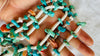 Santo Domingo Turquoise and Coral Necklace . Native American.
