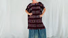 Vintage Guatemala Huipil Dress. Colotenango. Hand Embroidered and Hand Woven. 0722