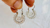 Oaxacan Filigree Earrings Hoops. Sterling Silver. Mexico. Frida Kahlo. 2827