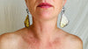 Amber & Bird Earrings. Sterling Silver. 2368