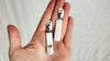 White Onyx Earrings. Sterling Silver. 2208