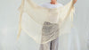 Wild Silk Shawl. Gosamer Handspun Silk from Madagascar.