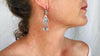 Mexican Hand Earrings. Sterling Silver. Hand Cast Jewelry from Oaxaca, Mexico. HA2