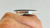 Oversized Labradorite Cocktail Ring. Blue and Green Flash Jewelry. 4293.