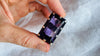 Oversized Faceted Amethyst Ring | Handmade Adjustable Sterling Silver | Unique Gemstone Jewelry. 3009